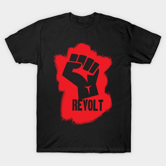 Revolt - Spray Paint T-Shirt by artpirate